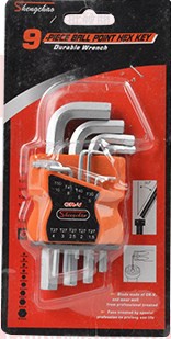 JUEGO LLAVES ALLEN HEXAGONALES x9 (IH)  Precio: $ 52,50